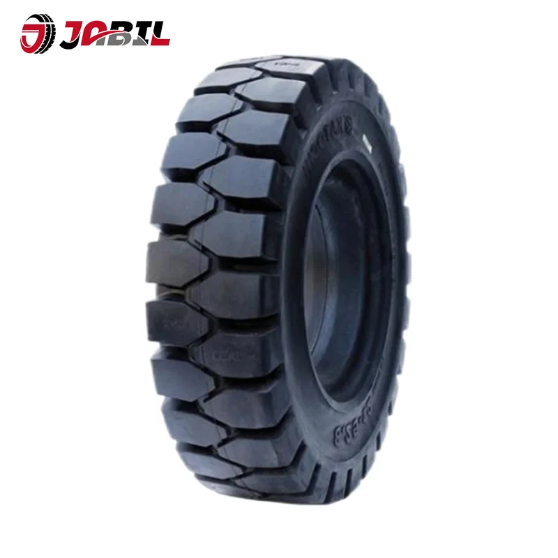 Ban solid forklift dengan klip